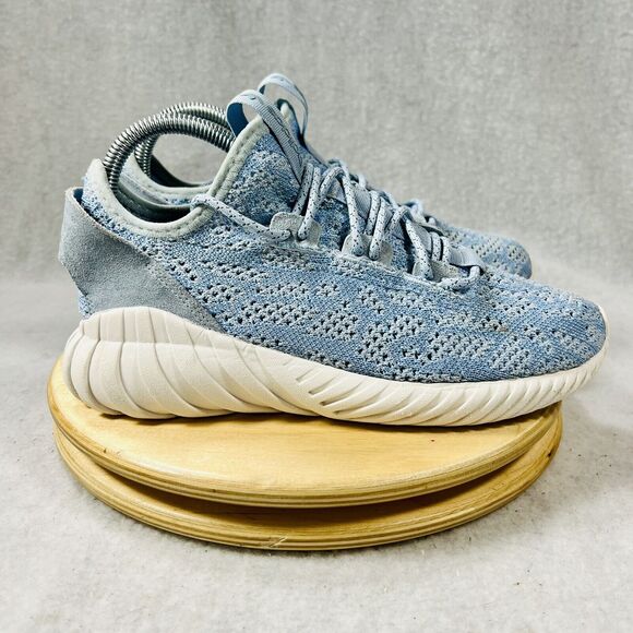 adidas Tubular Doom Sock J 'Easy Light Blue' Knit Pk Shoes Youth Boys Girls 5.5 - Picture 5 of 8